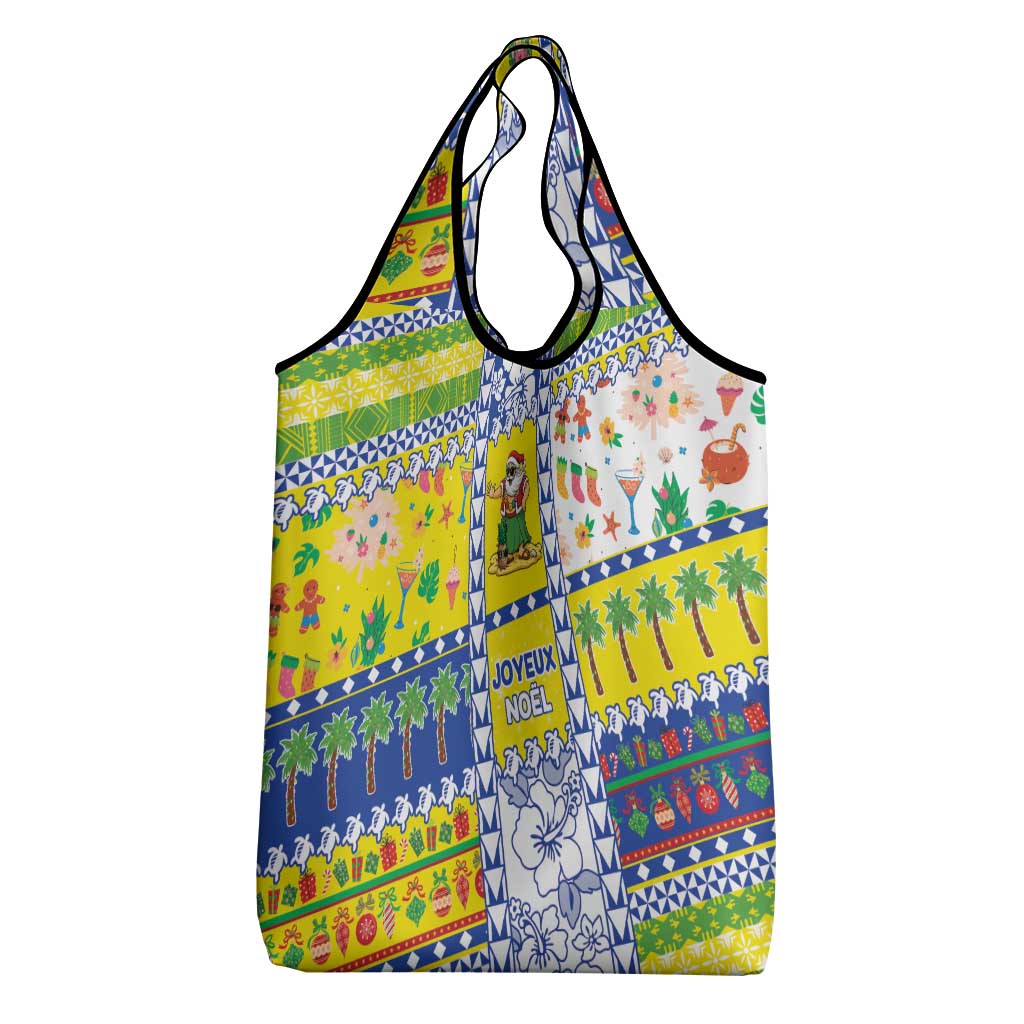 New Caledonia Christmas Grocery Bag Festive Beach Vibes - Polynesian Pride