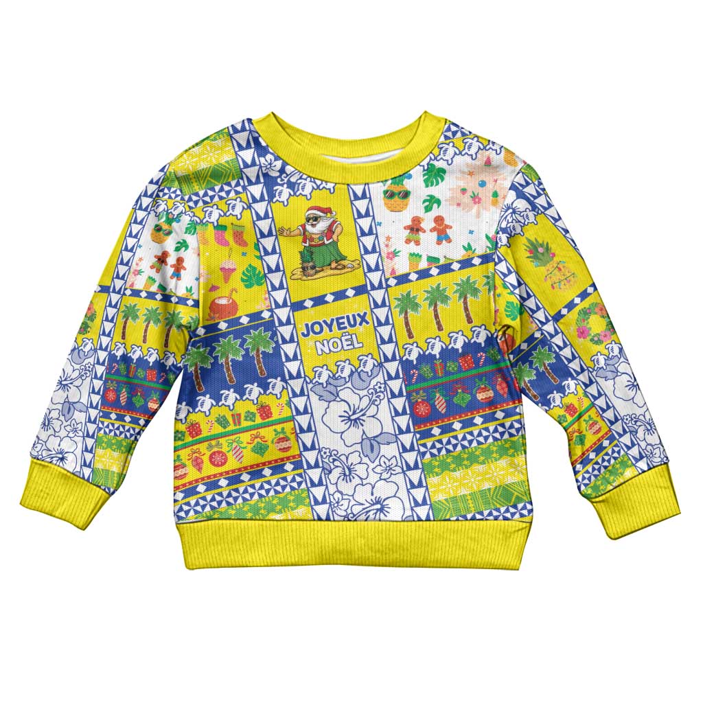 New Caledonia Christmas Kid Ugly Christmas Sweater Festive Beach Vibes - Polynesian Pride