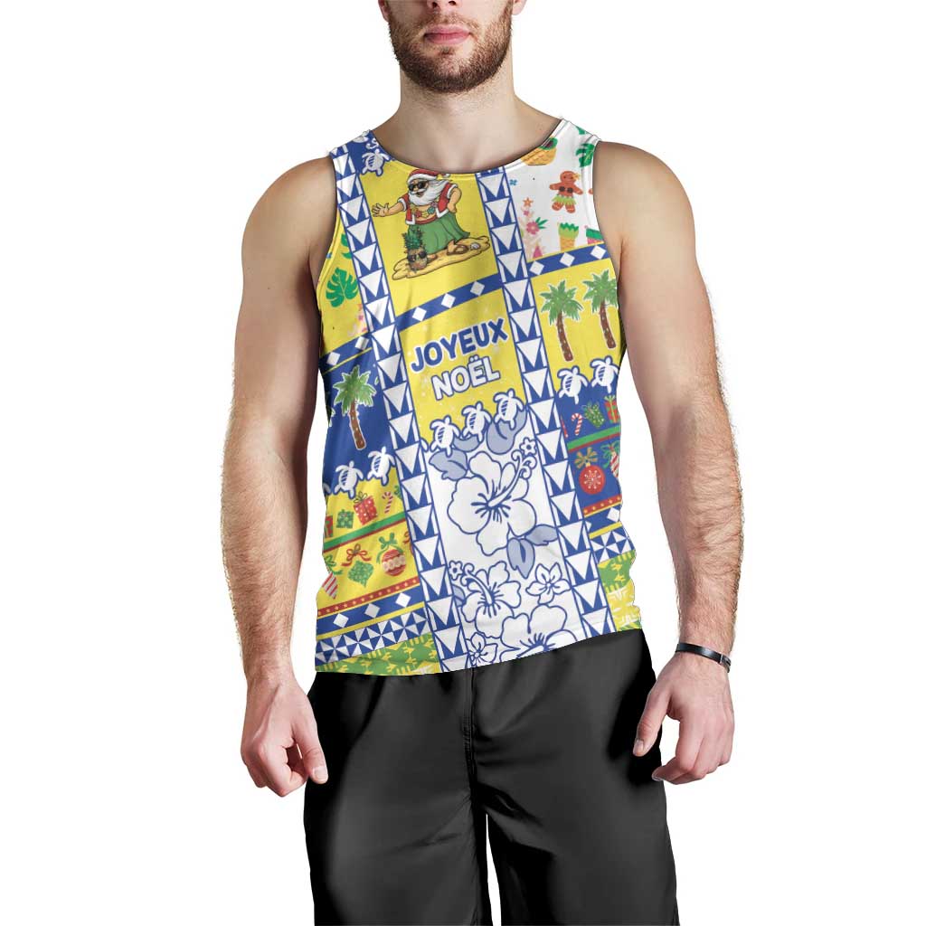 New Caledonia Christmas Men Tank Top Festive Beach Vibes - Polynesian Pride