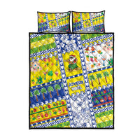 New Caledonia Christmas Quilt Bed Set Festive Beach Vibes - Polynesian Pride