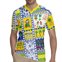 New Caledonia Christmas Rugby Jersey Festive Beach Vibes - Polynesian Pride
