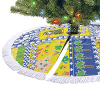 New Caledonia Christmas Tree Skirt Festive Beach Vibes - Polynesian Pride