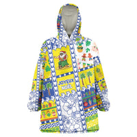 New Caledonia Christmas Wearable Blanket Hoodie Festive Beach Vibes - Polynesian Pride