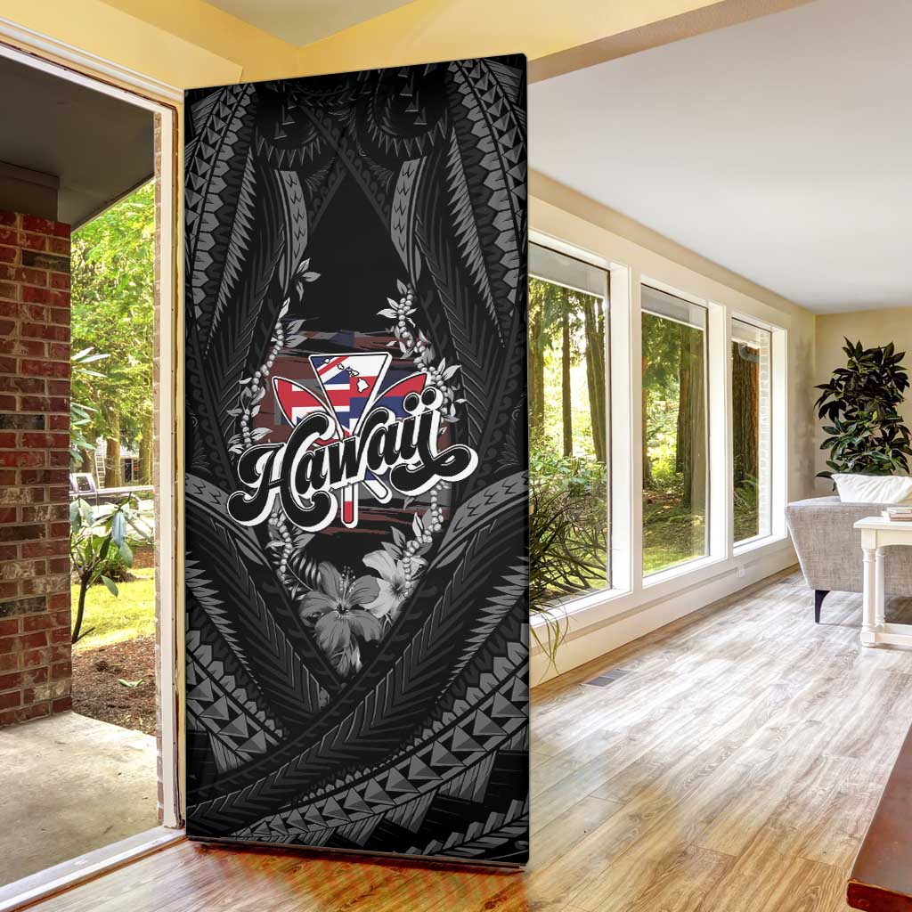 Hawaii November 28th Door Cover Kanaka Maoli Tribal Pattern - Polynesian Pride