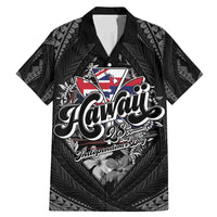 Hawaii November 28th Family Matching Mermaid Dress and Hawaiian Shirt Kanaka Maoli Tribal Pattern - Polynesian Pride