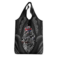 Hawaii November 28th Grocery Bag Kanaka Maoli Tribal Pattern - Polynesian Pride