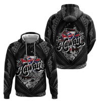 Hawaii November 28th Hoodie Kanaka Maoli Tribal Pattern - Polynesian Pride