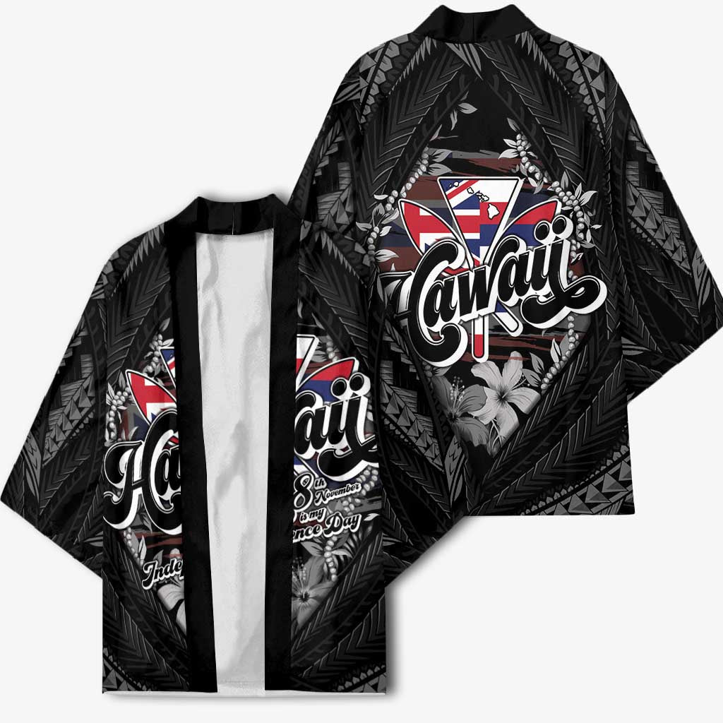 Hawaii November 28th Kimono Kanaka Maoli Tribal Pattern - Polynesian Pride