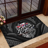 Hawaii November 28th Rubber Doormat Kanaka Maoli Tribal Pattern - Polynesian Pride
