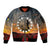 Cook Islands ANZAC Day Sleeve Zip Bomber Jacket Lest We Forget LT05 Unisex Grey - Polynesian Pride