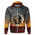 Cook Islands ANZAC Day Zip Hoodie Lest We Forget LT05 Zip Hoodie Grey - Polynesian Pride