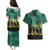 Norfolk Island ANZAC Day Couples Matching Puletasi and Hawaiian Shirt Lest We Forget LT05 - Polynesian Pride