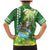 Hawaii Saint Patrick's Day Family Matching Mermaid Dress and Hawaiian Shirt Funny Surfing Leprechaun