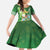 Hawaii Saint Patrick's Day Family Matching Puletasi and Hawaiian Shirt Funny Surfing Leprechaun