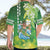 Hawaii Saint Patrick's Day Hawaiian Shirt Funny Surfing Leprechaun