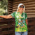 Hawaii Saint Patrick's Day Women Polo Shirt Funny Surfing Leprechaun