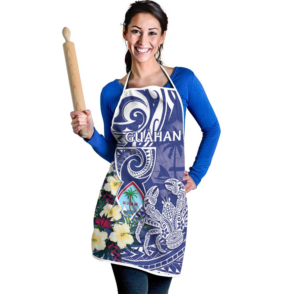 Hafa Adai Guam Apron Latte Stone With Coconut Crab LT05 - Polynesian Pride