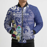 Personalised Hafa Adai Guam Bomber Puffer Jacket Latte Stone With Coconut Crab LT05 - Polynesian Pride