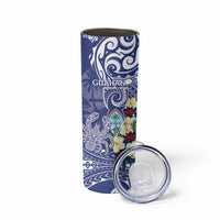 Personalised Hafa Adai Guam Skinny Tumbler Latte Stone With Coconut Crab