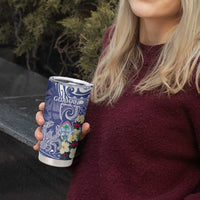 Personalised Hafa Adai Guam Tumbler Cup Latte Stone With Coconut Crab LT05 - Polynesian Pride
