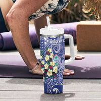 Personalised Hafa Adai Guam Tumbler With Handle Latte Stone With Coconut Crab LT05 - Polynesian Pride