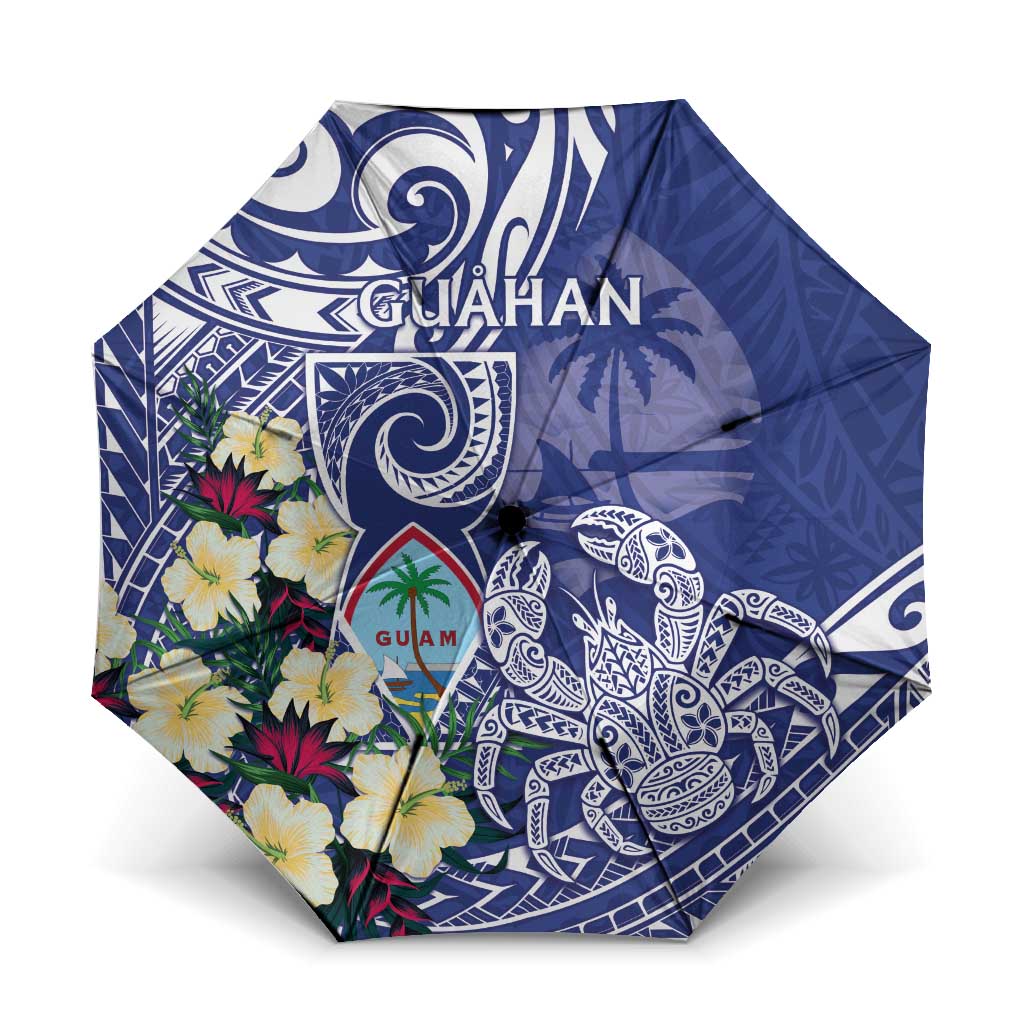 Hafa Adai Guam Umbrella Latte Stone With Coconut Crab