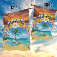 Guam Garden Flag Eternal Summer Sunset Beach