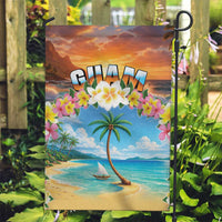 Guam Garden Flag Eternal Summer Sunset Beach