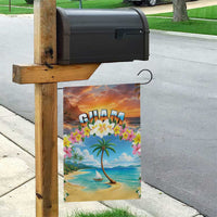 Guam Garden Flag Eternal Summer Sunset Beach