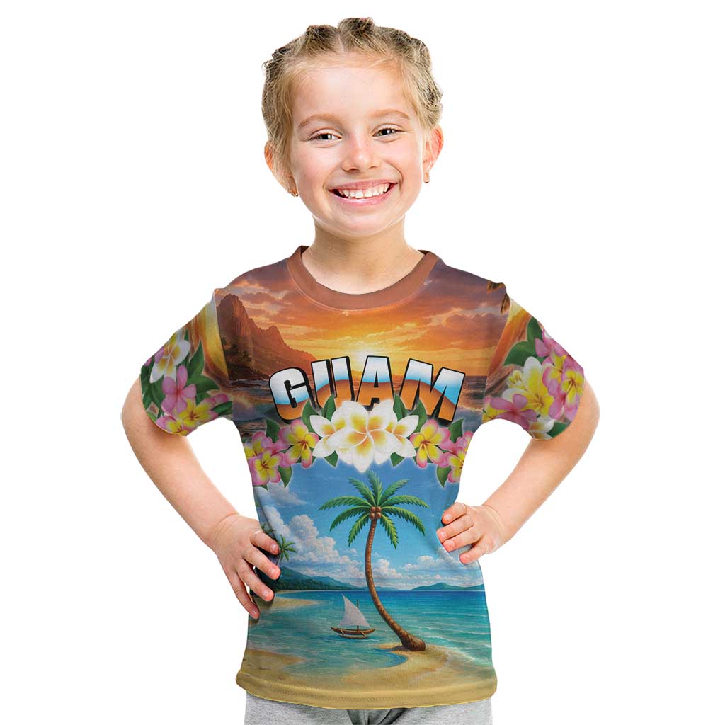 Guam Kid T Shirt Eternal Summer Sunset Beach