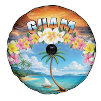 Guam Spare Tire Cover Eternal Summer Sunset Beach