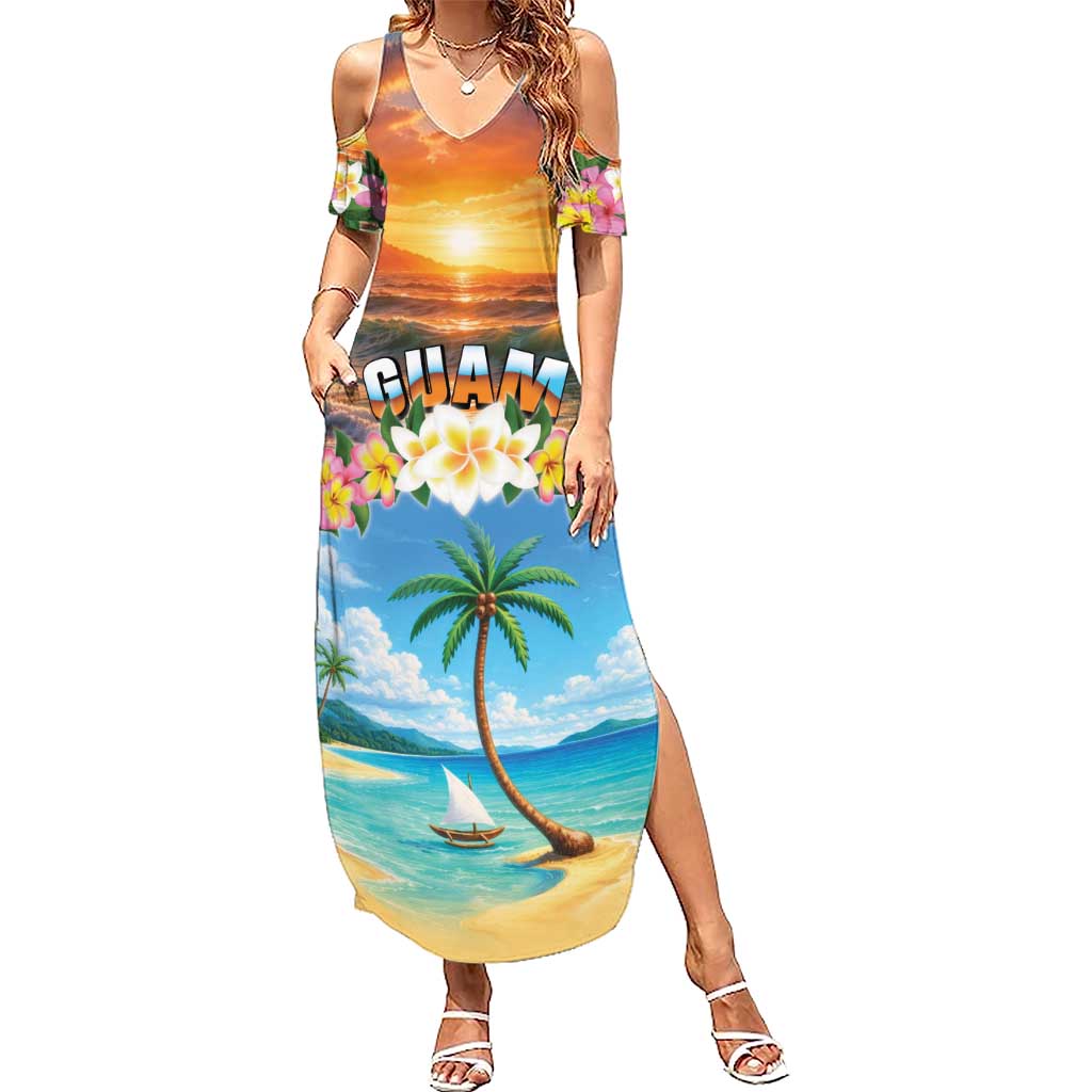 Guam Summer Maxi Dress Eternal Summer Sunset Beach