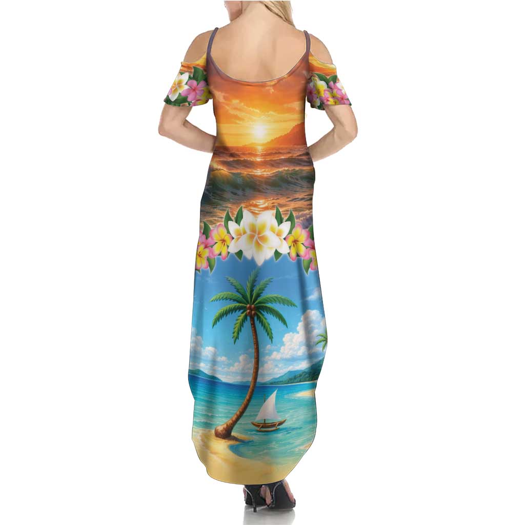 Guam Summer Maxi Dress Eternal Summer Sunset Beach