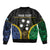 Personalised South Sea Islanders And Fiji Bomber Jacket Kanakas Fijian Tapa Pattern