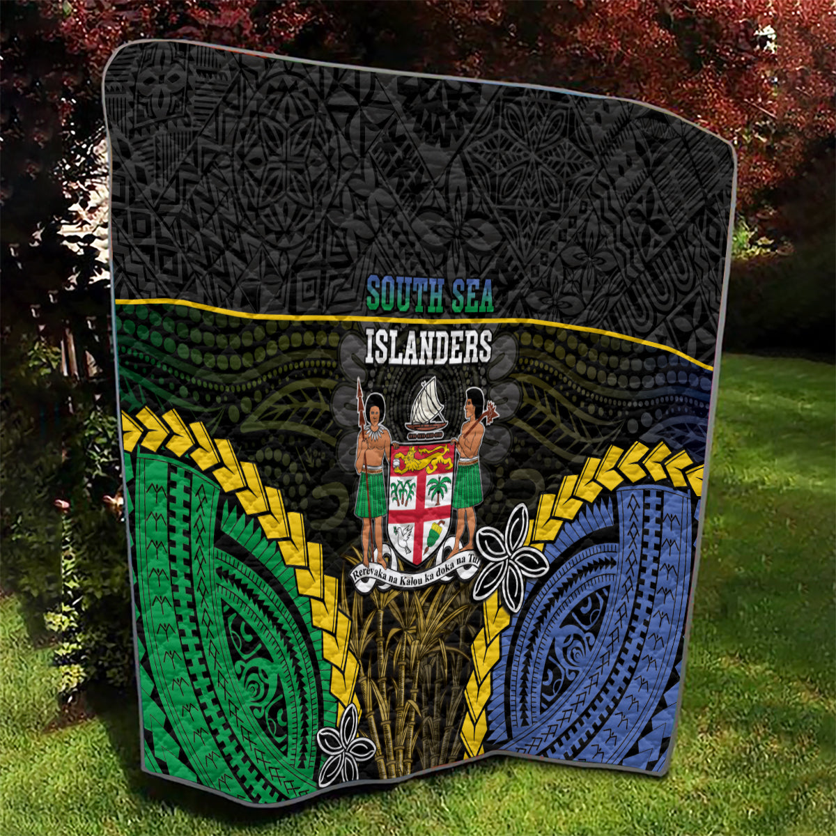 South Sea Islanders And Fiji Quilt Kanakas Fijian Tapa Pattern