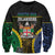 Personalised South Sea Islanders And Fiji Sweatshirt Kanakas Fijian Tapa Pattern