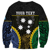 Personalised South Sea Islanders And Fiji Sweatshirt Kanakas Fijian Tapa Pattern