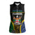 Personalised South Sea Islanders And Fiji Women Sleeveless Polo Shirt Kanakas Fijian Tapa Pattern
