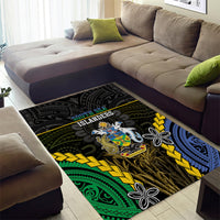 South Sea Islanders And Solomon Islands Area Rug Kanakas Polynesian Pattern LT05 - Polynesian Pride