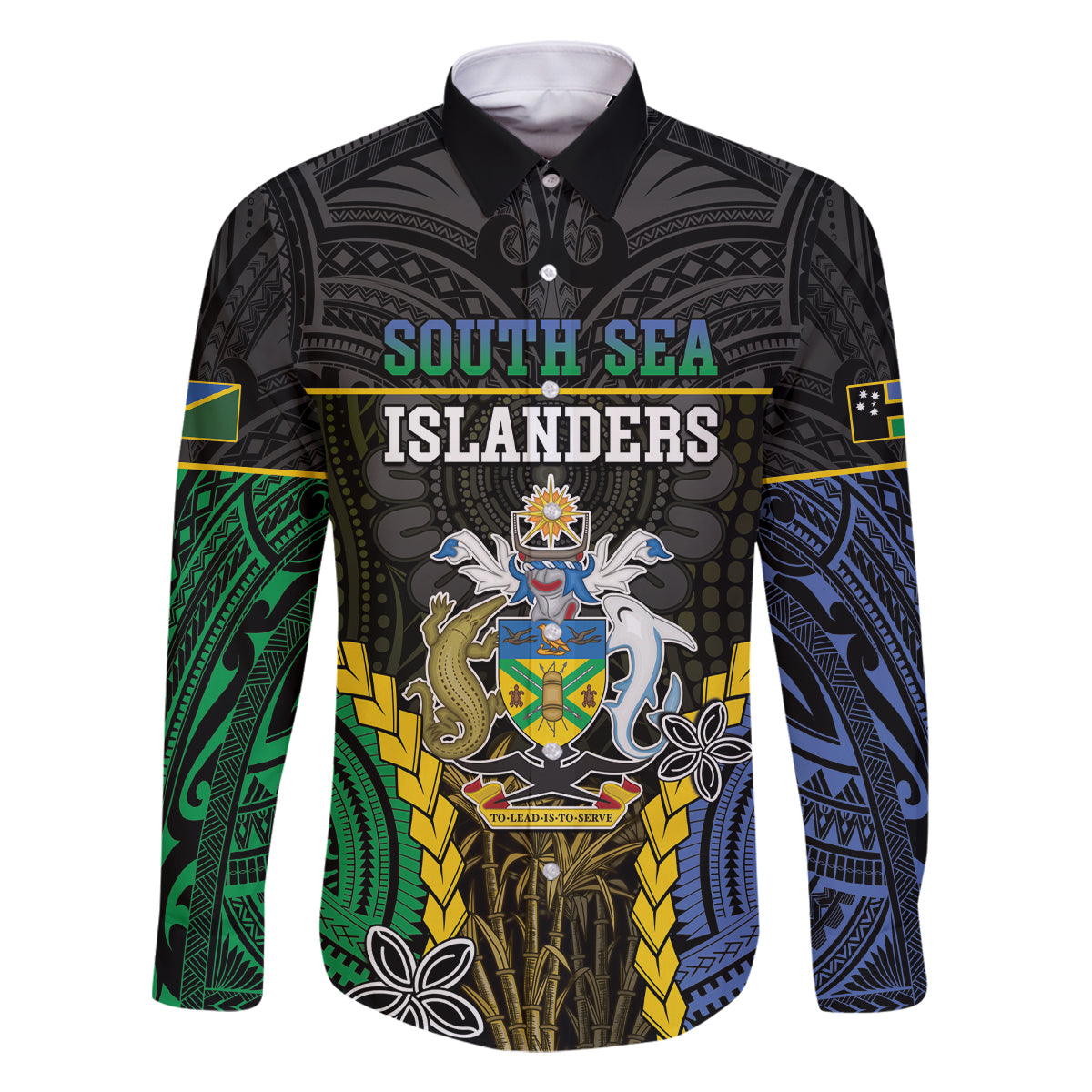 Personalised South Sea Islanders And Solomon Islands Family Matching Summer Maxi Dress and Hawaiian Shirt Kanakas Polynesian Pattern