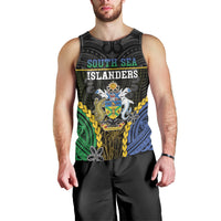 Personalised South Sea Islanders And Solomon Islands Men Tank Top Kanakas Polynesian Pattern LT05 - Polynesian Pride