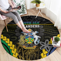 South Sea Islanders And Solomon Islands Round Carpet Kanakas Polynesian Pattern LT05 - Polynesian Pride