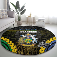 South Sea Islanders And Solomon Islands Round Carpet Kanakas Polynesian Pattern LT05 - Polynesian Pride