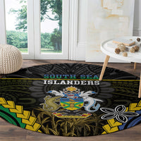 South Sea Islanders And Solomon Islands Round Carpet Kanakas Polynesian Pattern LT05 - Polynesian Pride