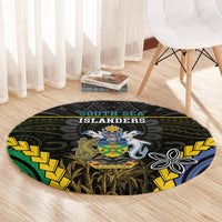 South Sea Islanders And Solomon Islands Round Carpet Kanakas Polynesian Pattern LT05 - Polynesian Pride