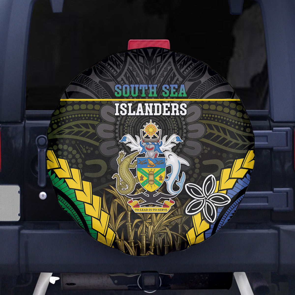 South Sea Islanders And Solomon Islands Spare Tire Cover Kanakas Polynesian Pattern LT05 - Polynesian Pride