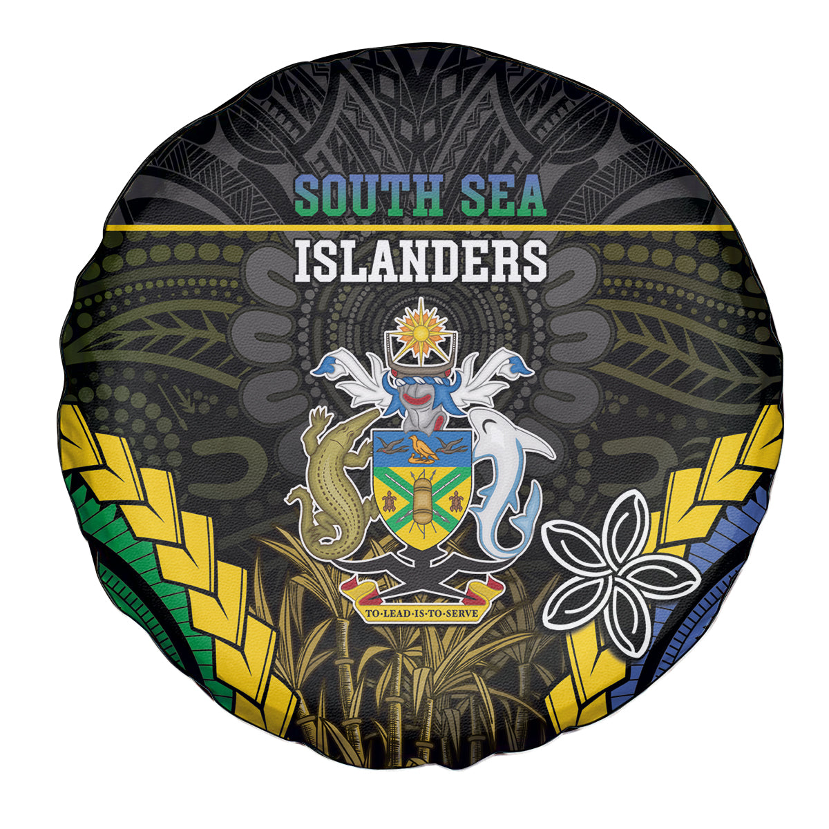 South Sea Islanders And Solomon Islands Spare Tire Cover Kanakas Polynesian Pattern LT05 - Polynesian Pride