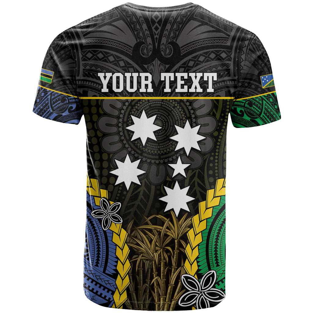 Personalised South Sea Islanders And Solomon Islands T Shirt Kanakas Polynesian Pattern LT05 - Polynesian Pride