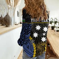 Personalised South Sea Islanders And Solomon Islands Women Casual Shirt Kanakas Polynesian Pattern LT05 - Polynesian Pride