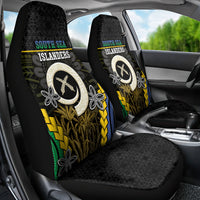 South Sea Islanders And Vanuatu Car Seat Cover Kanakas Sand Drawing Pattern